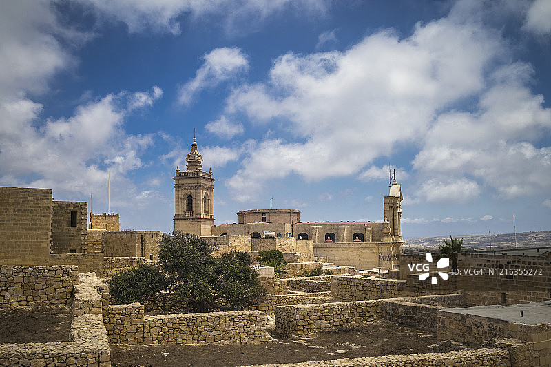 戈佐岛维多利亚城城堡（马耳他）图片素材