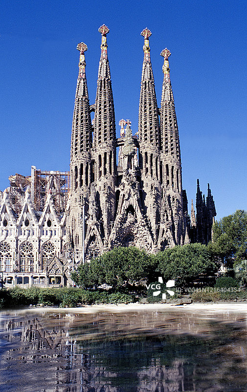 巴塞罗那圣家堂图片素材