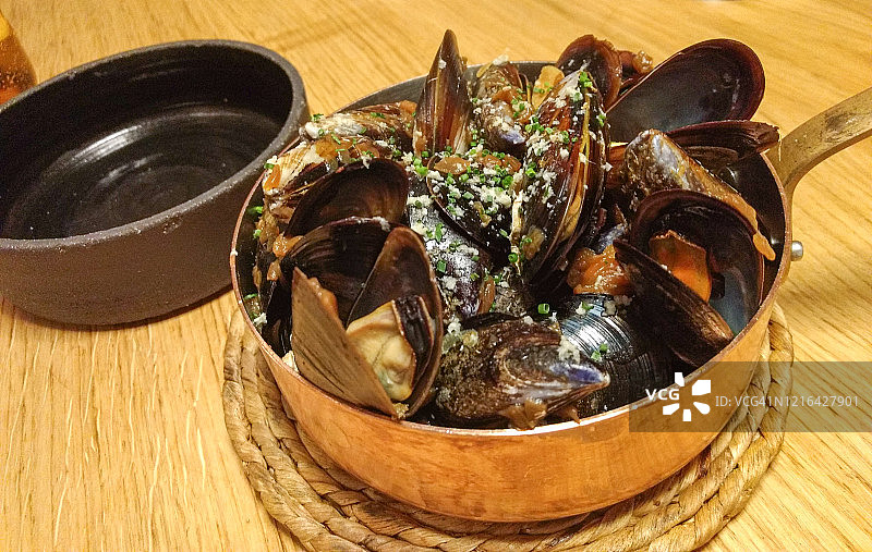 清蒸贻贝图片素材