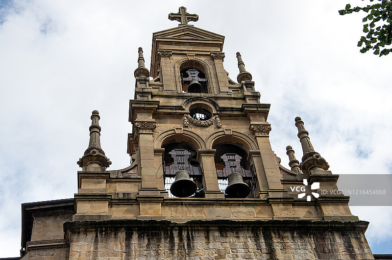 西班牙比斯开毕尔巴鄂圣维森特阿班多教堂图片素材