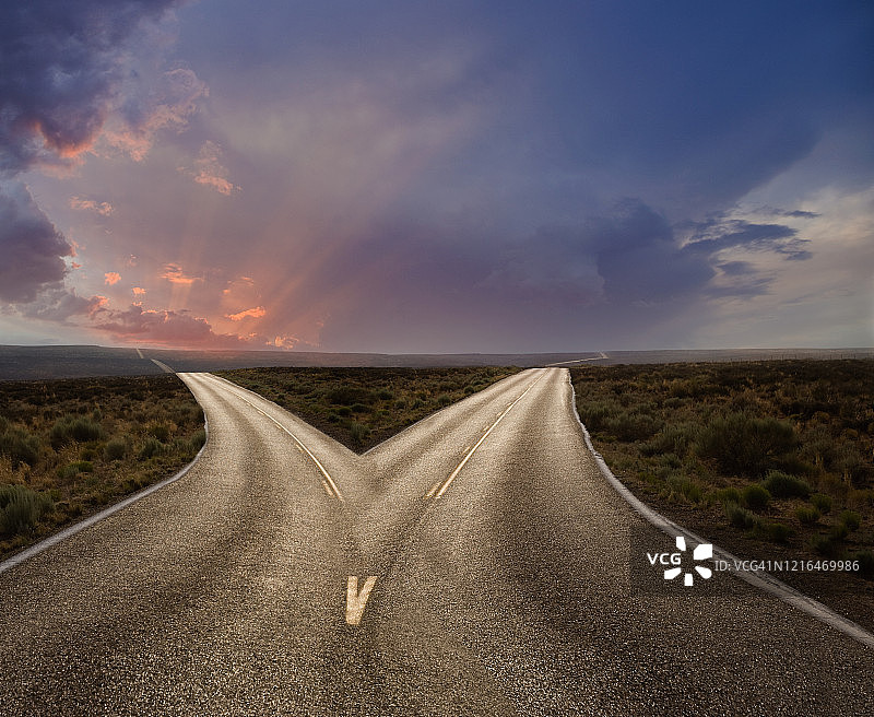 选择人生道路图片素材