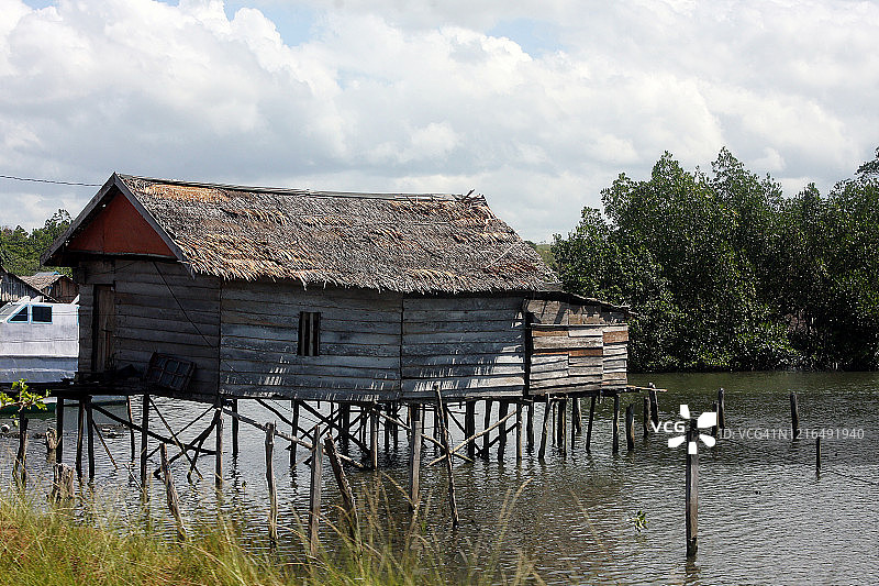 苏拉威西传统小屋图片素材
