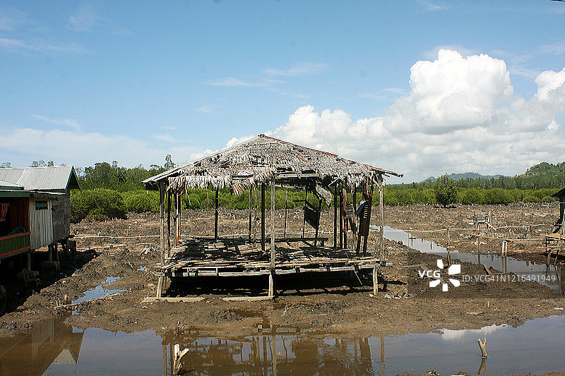 苏拉威西传统小屋图片素材