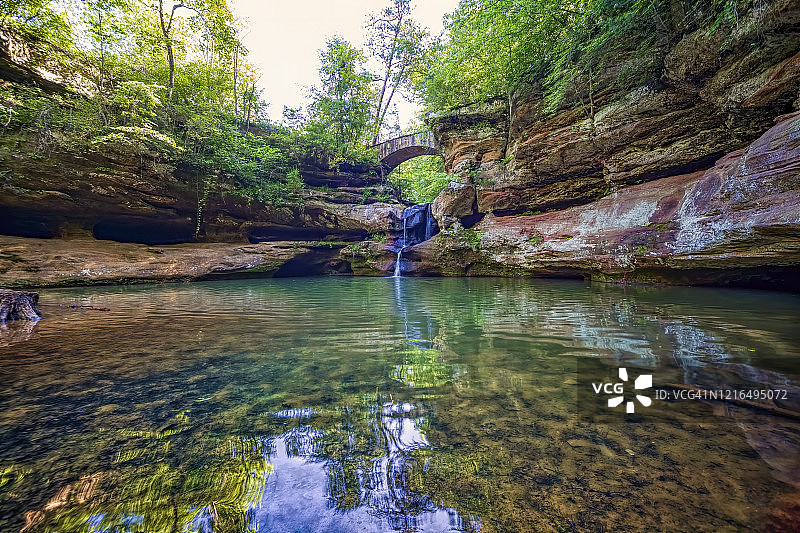 霍金山州立公园的老人洞穴图片素材