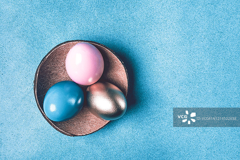 彩色复活节彩蛋图片素材