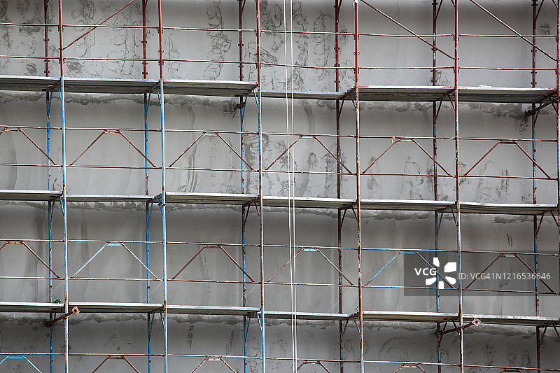 新建筑翻新，外墙保温图片素材