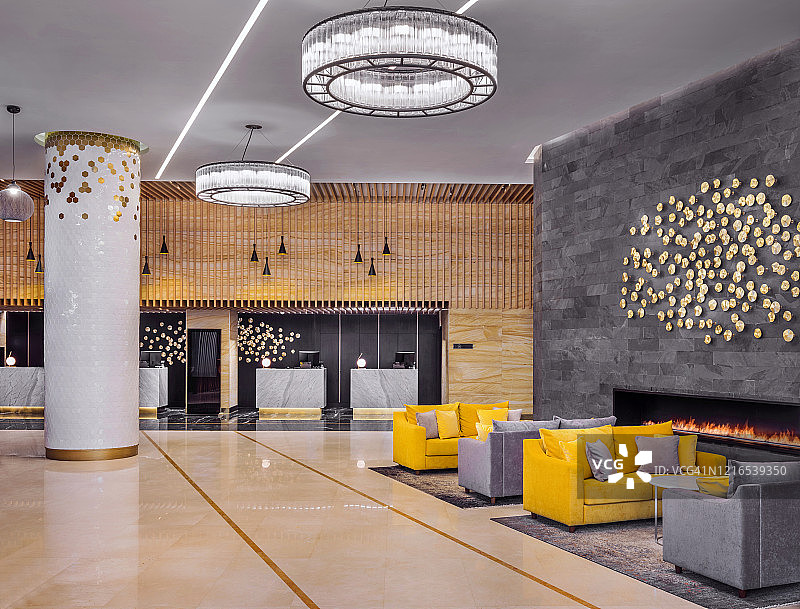 莫斯科豪华酒店大堂图片素材