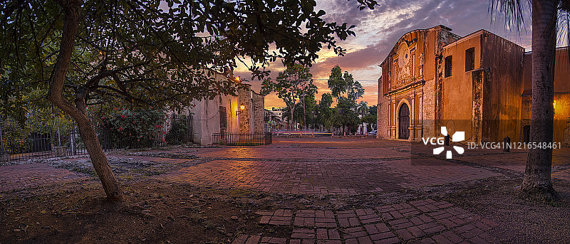 多米尼加共和国圣多明各的多米尼加人修道院图片素材