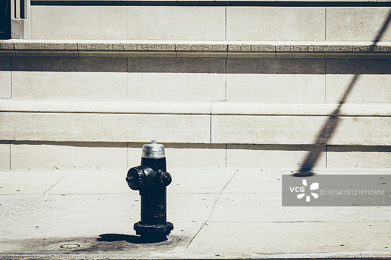 曼哈顿中城的消防栓图片素材