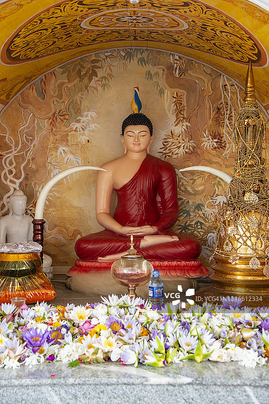 斯里兰卡阿努拉德普勒古城的窣堵坡细节图片素材