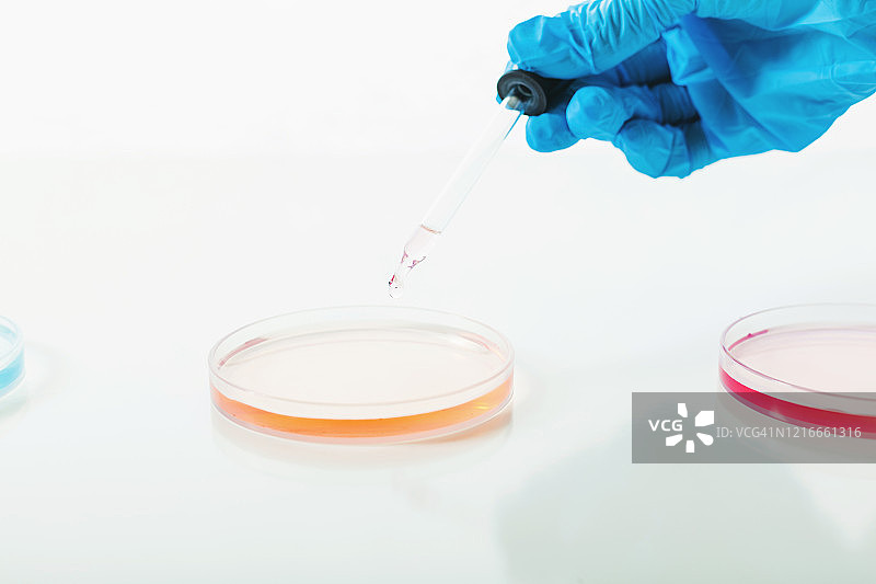 冠状病毒大流行期间传染性空气传播疾病的科学临床实验室研究图像系列图片素材