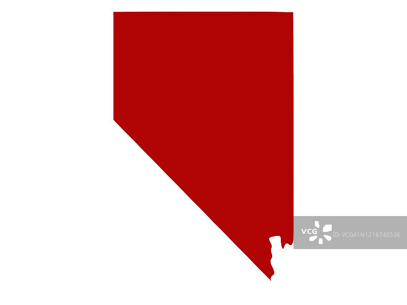 内华达地图图片素材