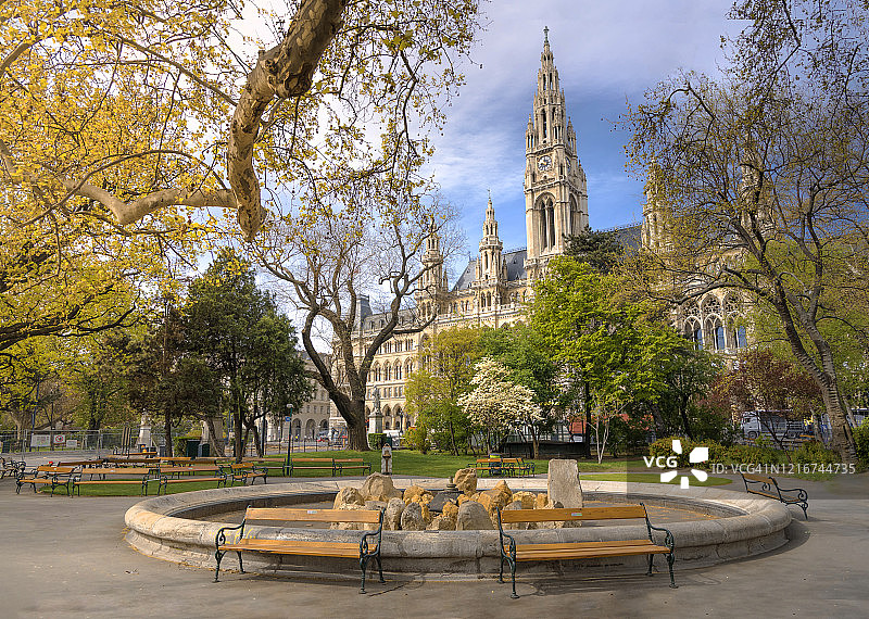 维也纳市政厅图片素材