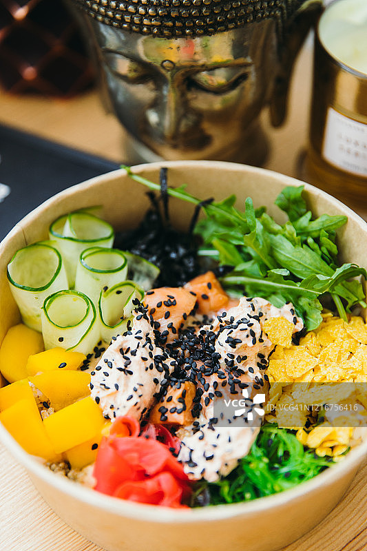 美味海鲜波奇饭图片素材