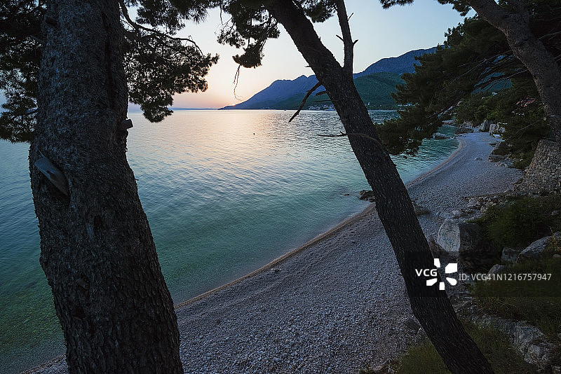 马卡尔斯卡海岸图片素材