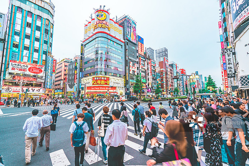 东京涩谷生活图片素材