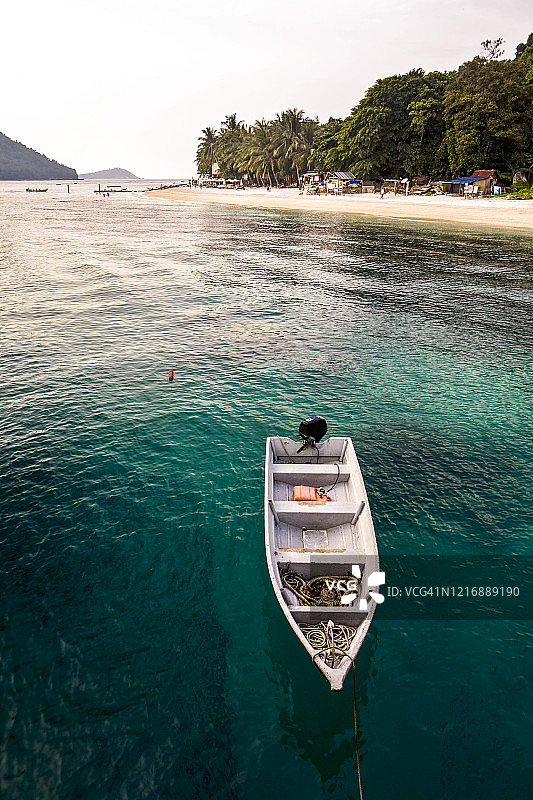 马来西亚停泊岛海滩图片素材