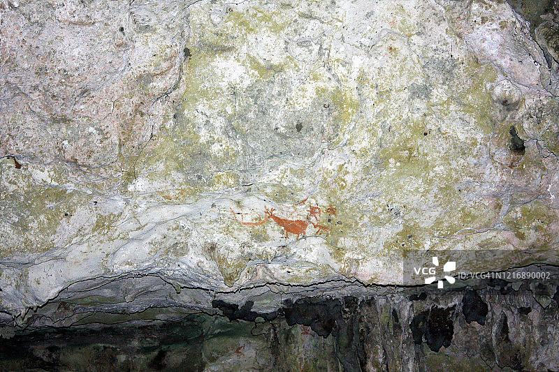 史前洞穴壁画图片素材