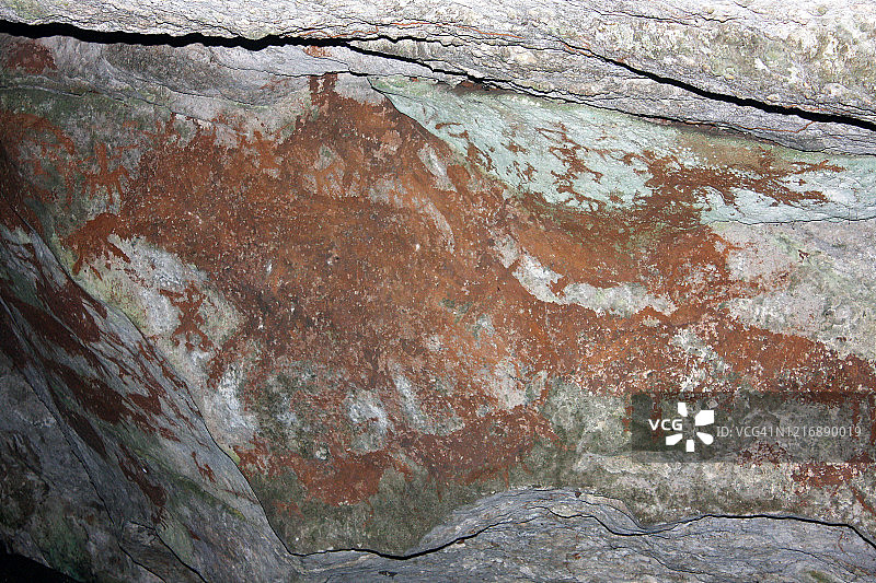 史前洞穴壁画图片素材