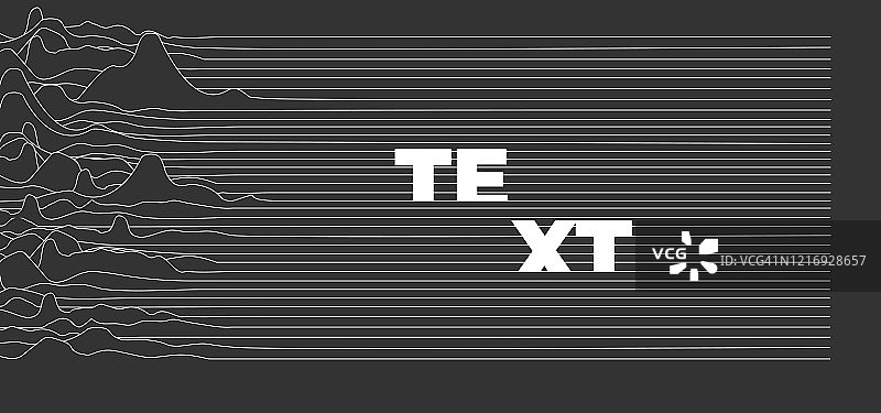 现代抽象几何波浪背景图片素材