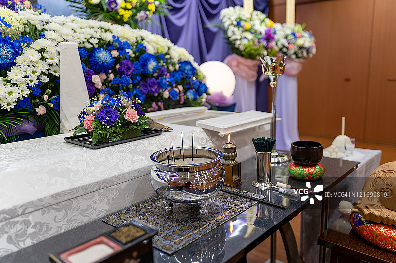 日式葬礼仪式图片素材