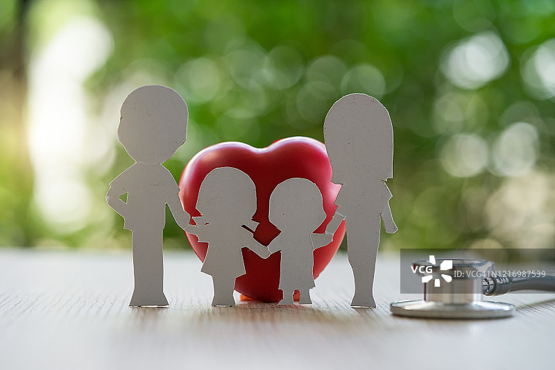 家庭医疗保险概念图片素材