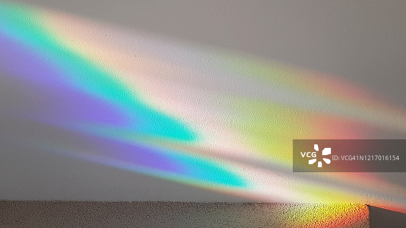 彩虹的色彩，折射光图案图片素材