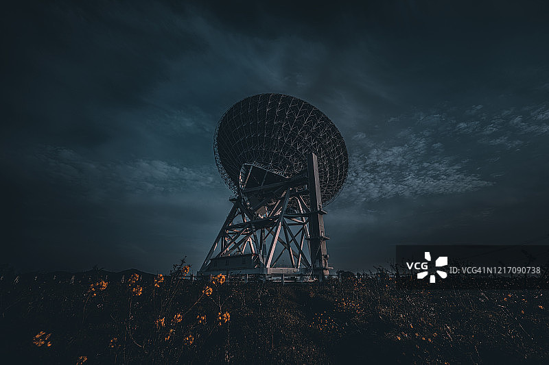 上海天文台黄昏景色图片素材