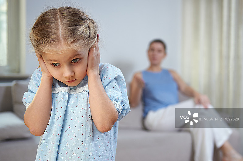 家庭矛盾：母女冲突图片素材