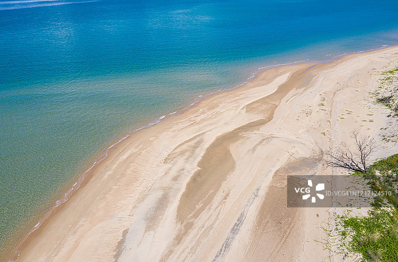 澳大利亚北部热带水域和海滩航拍美景图片素材