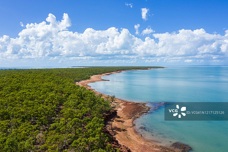 澳大利亚北部热带海域、沙滩航拍景观图片素材