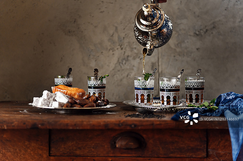 品味茶香图片素材