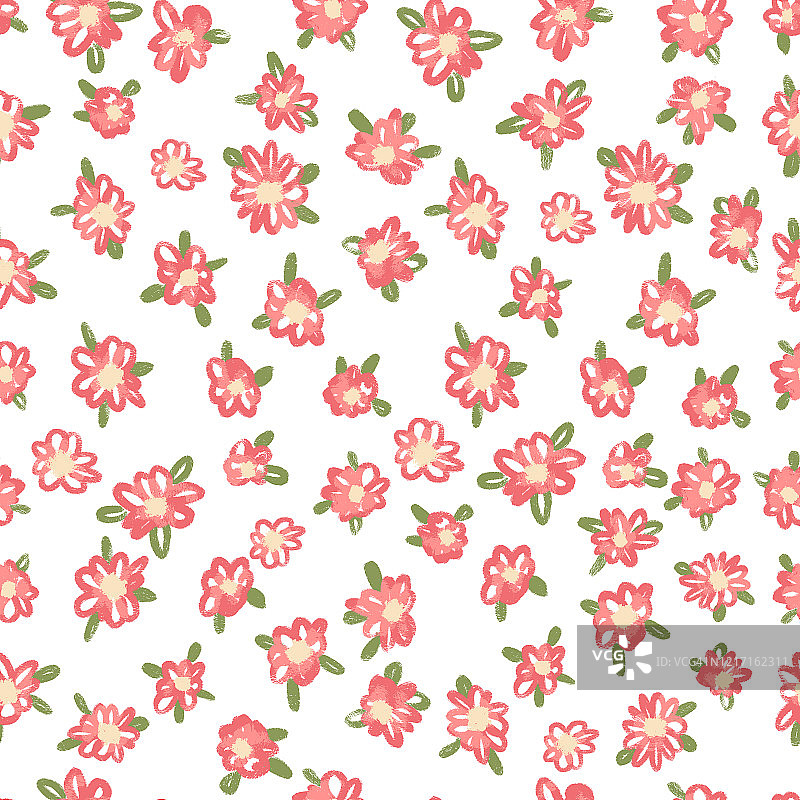 小碎花无缝图案图片素材