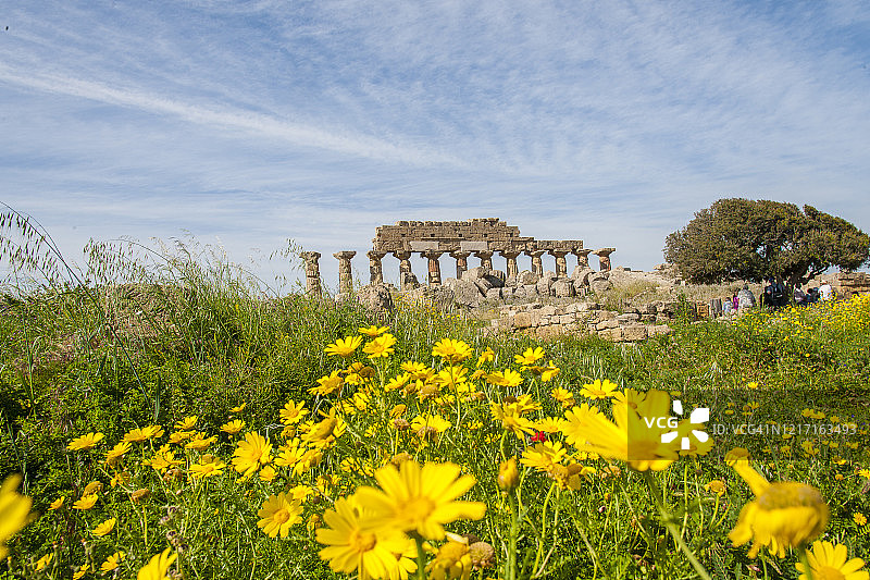 塞利农特考古遗址，C神庙图片素材