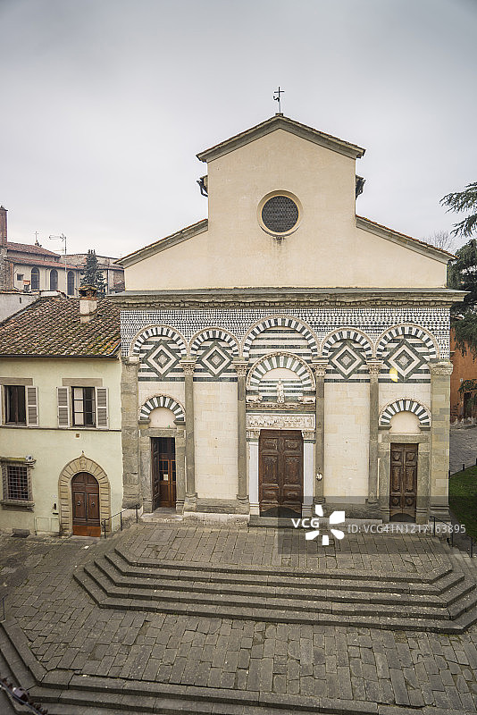 皮斯托亚的圣安德烈教区教堂图片素材