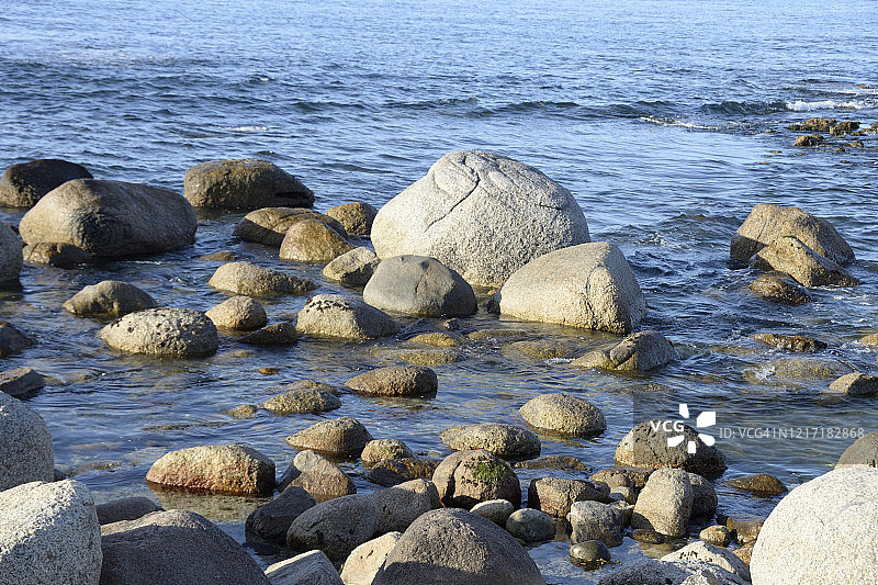智利阿尔加罗博海滩图片素材