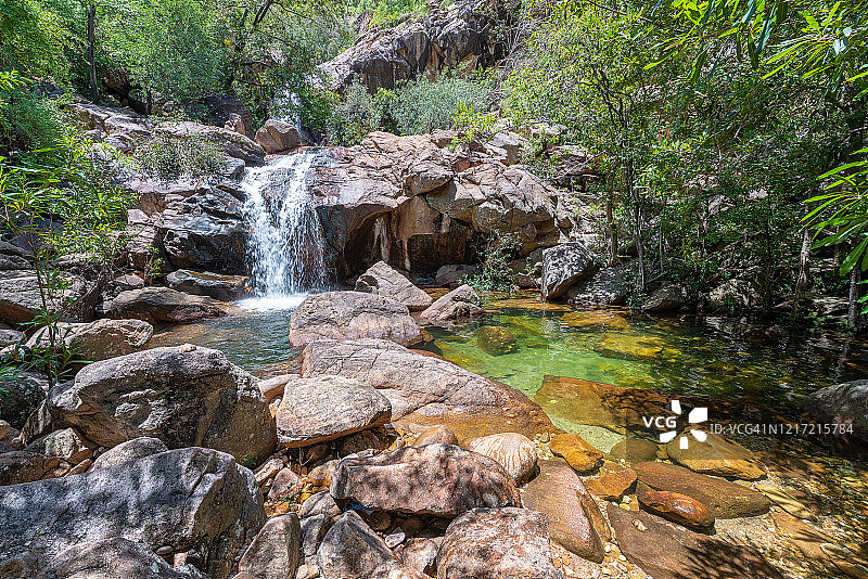 澳大利亚北部地区的博尔德溪图片素材