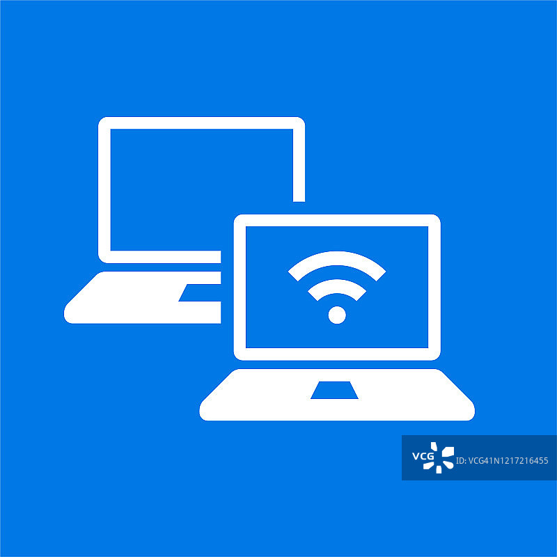 互联网电脑网络Wi-Fi信号图标图片素材