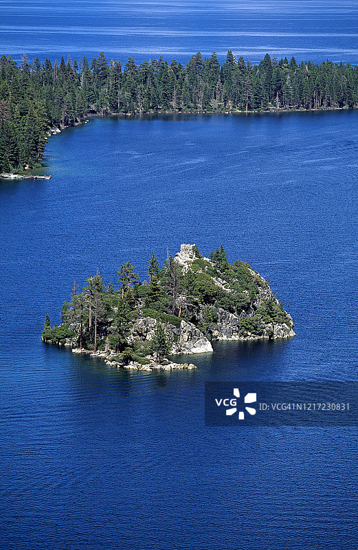 太浩湖高角度视图图片素材