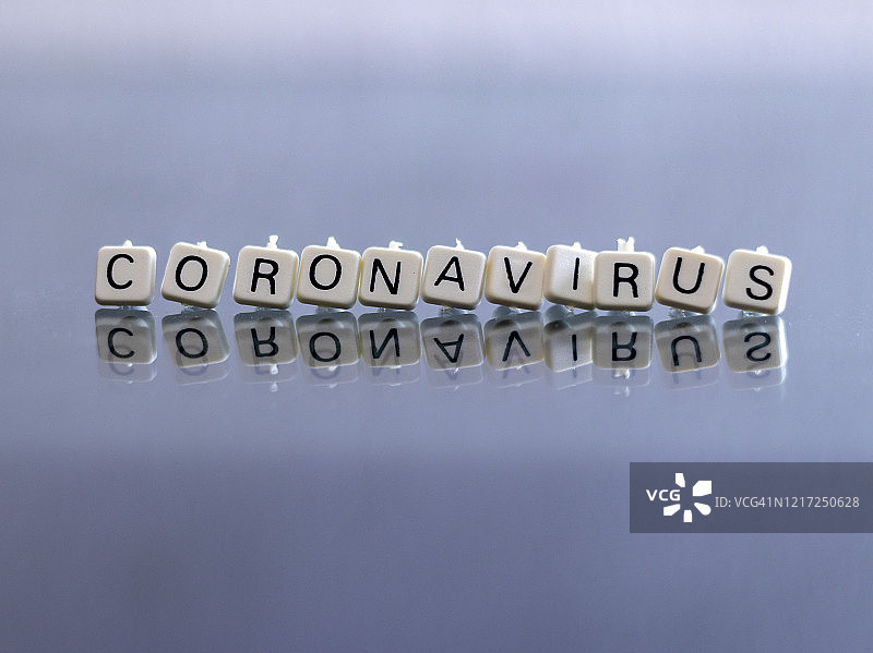 字母组成的新冠病毒图片素材