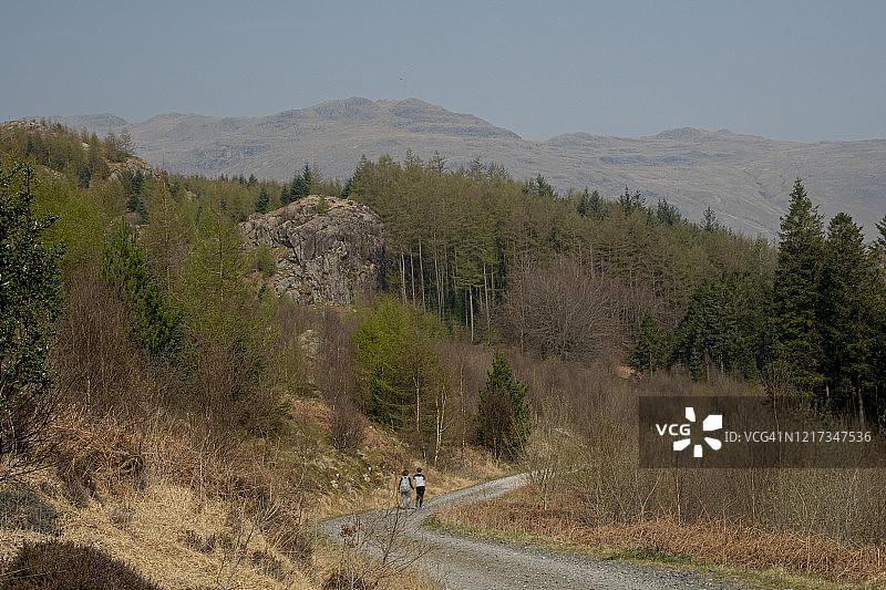 从格拉斯加兹到伯克斯桥的徒步之旅图片素材