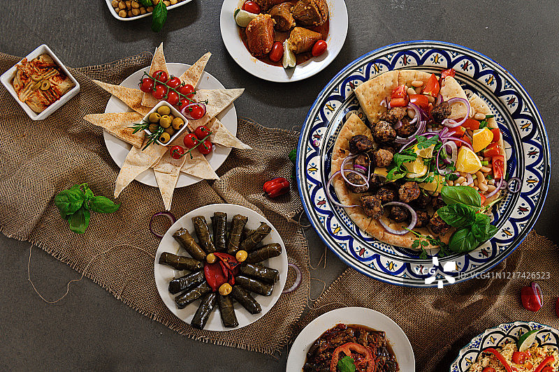 斋月自助餐图片素材