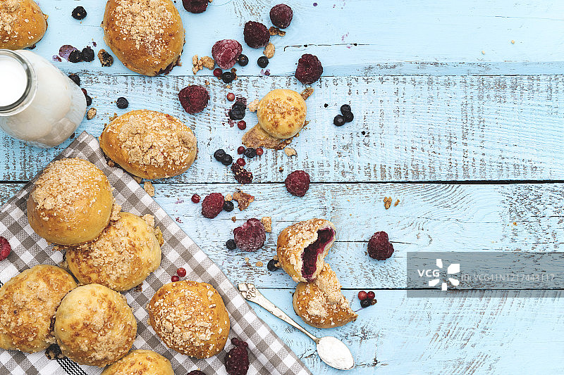 自制水果面包图片素材