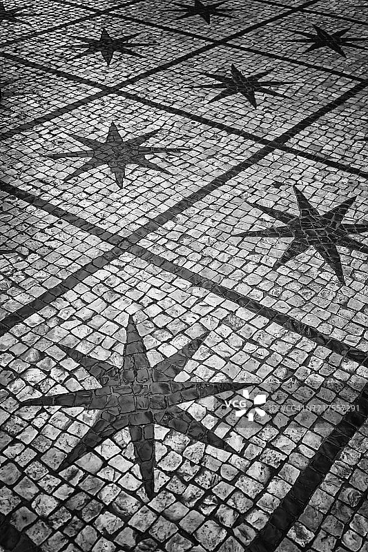 城市街道上的星星图片素材