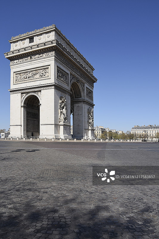 法国巴黎凯旋门图片素材