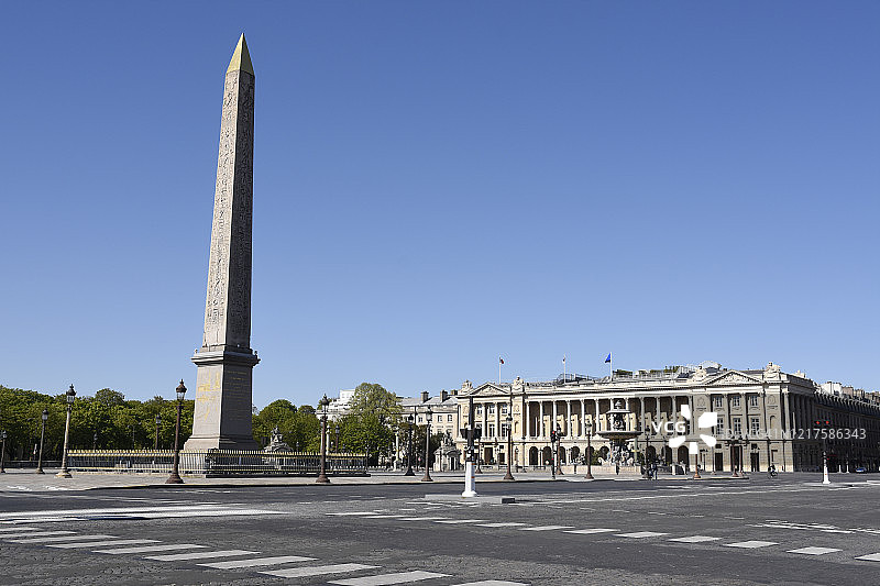 法国巴黎的协和广场图片素材