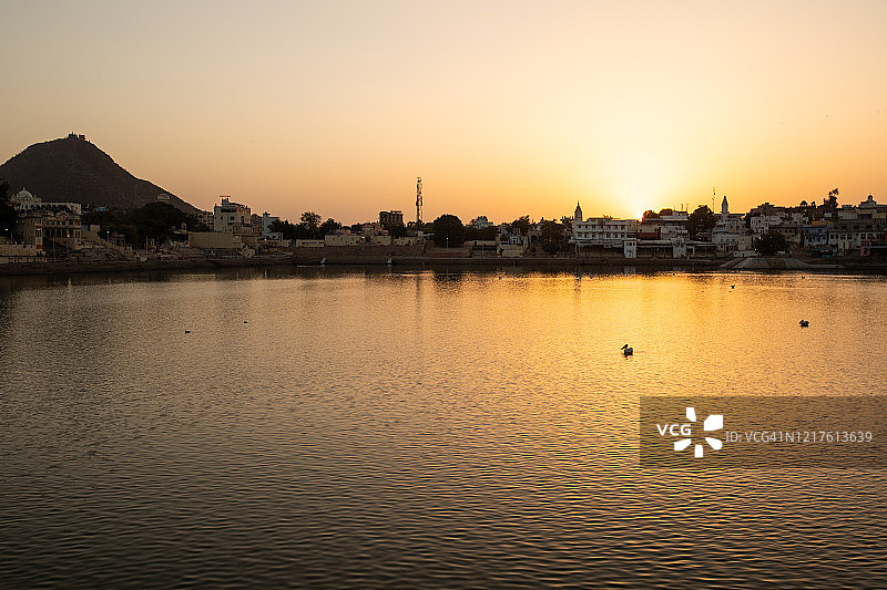 印度普什卡圣湖图片素材