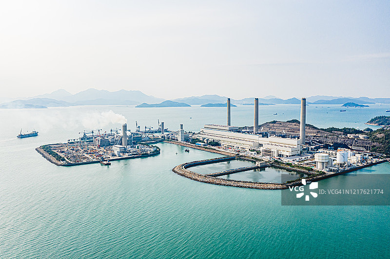 中国香港的燃煤发电站图片素材