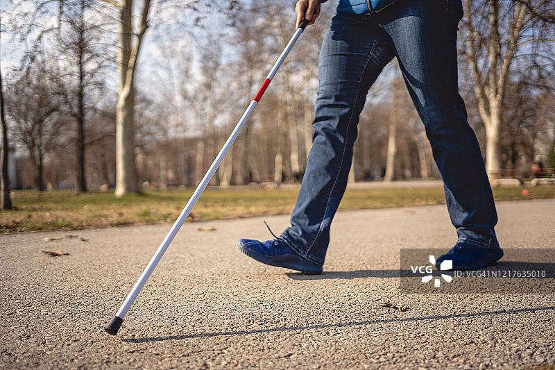我的手杖是我的眼睛图片素材