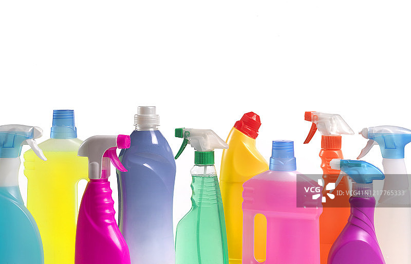清洁剂瓶子合集图片素材